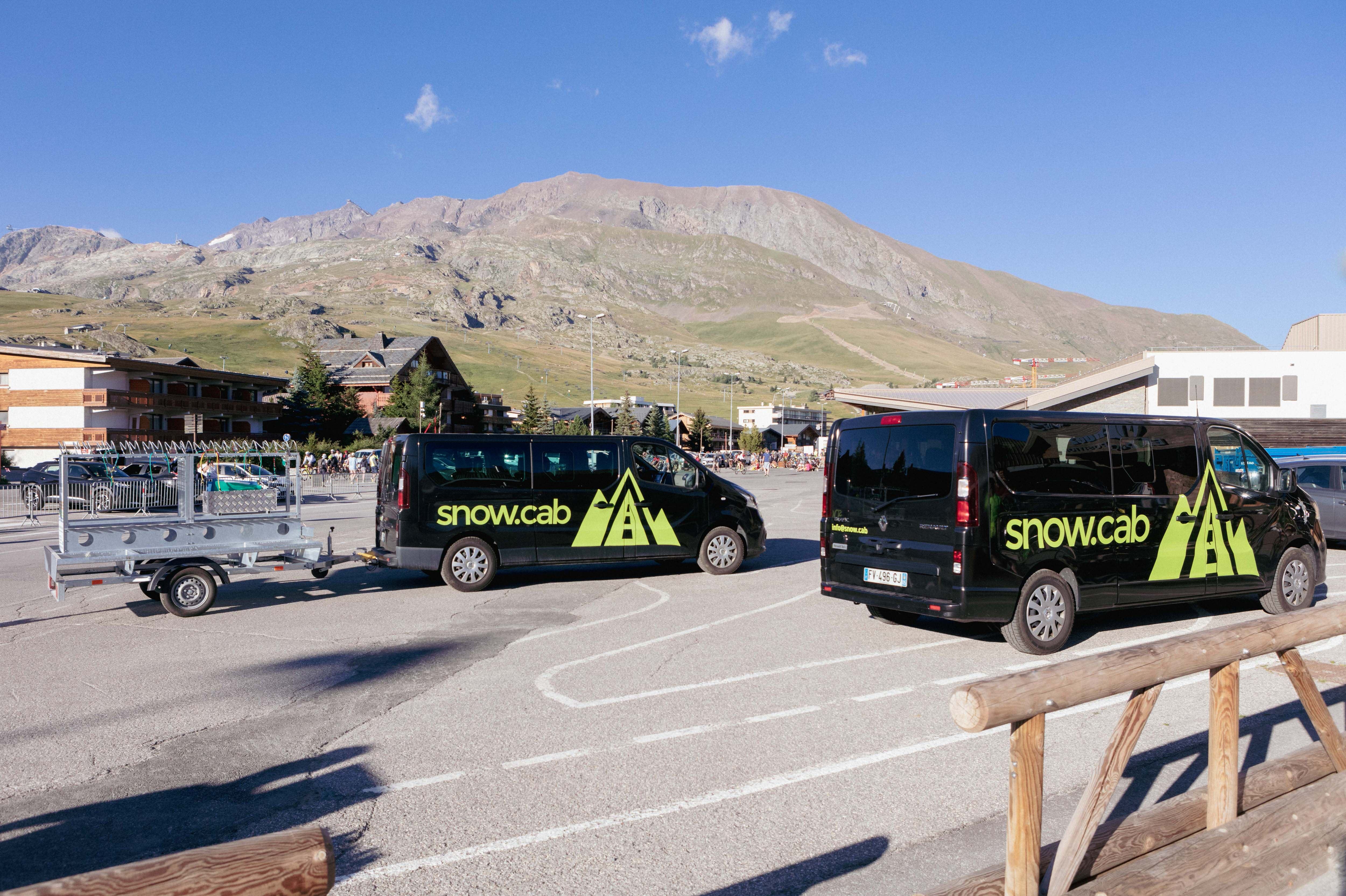 Epic Bicycle Adventures in the Alps made possible with Snow Cab